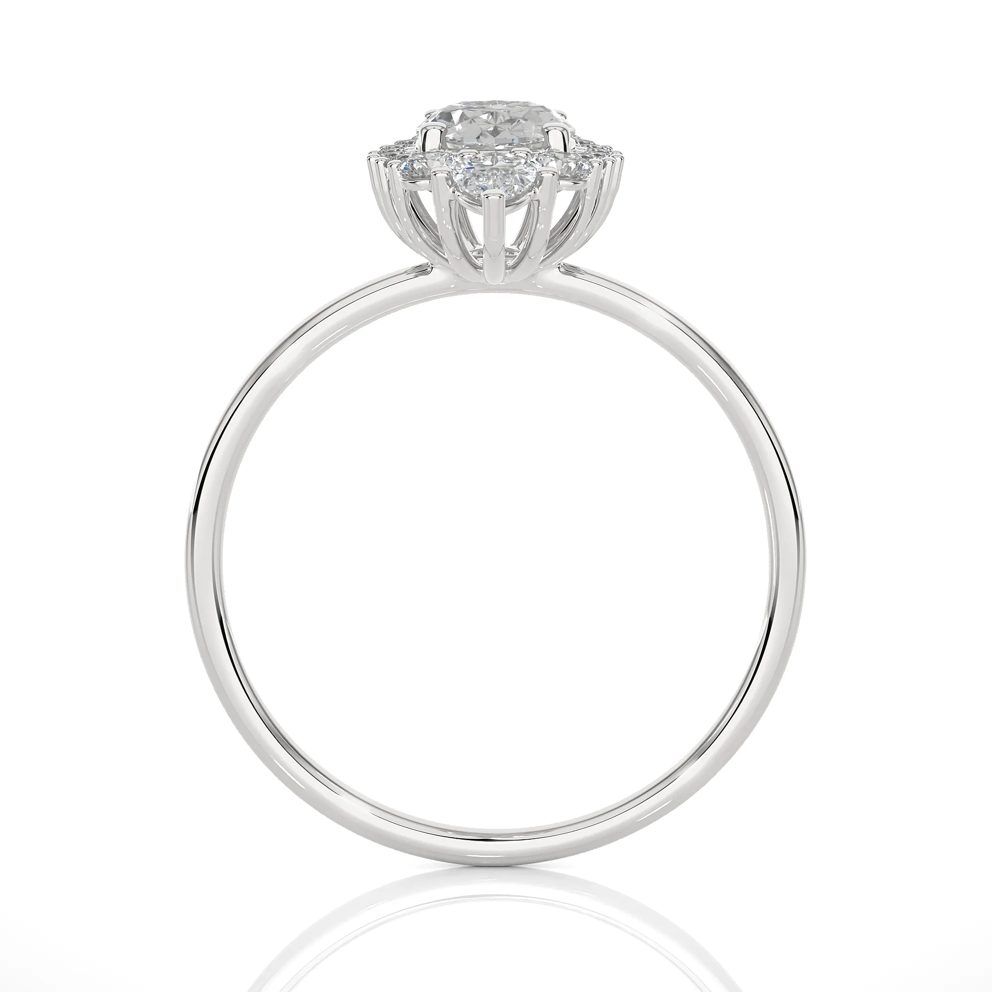 1 1/3 ctw Round Lab Grown Diamond Ring