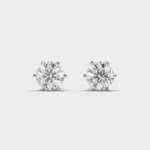 1 Carat Classic Solitaire Studs