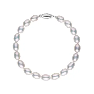 6.0-7.0 mm Metallic Freshwater Drop Pearl Bracelet