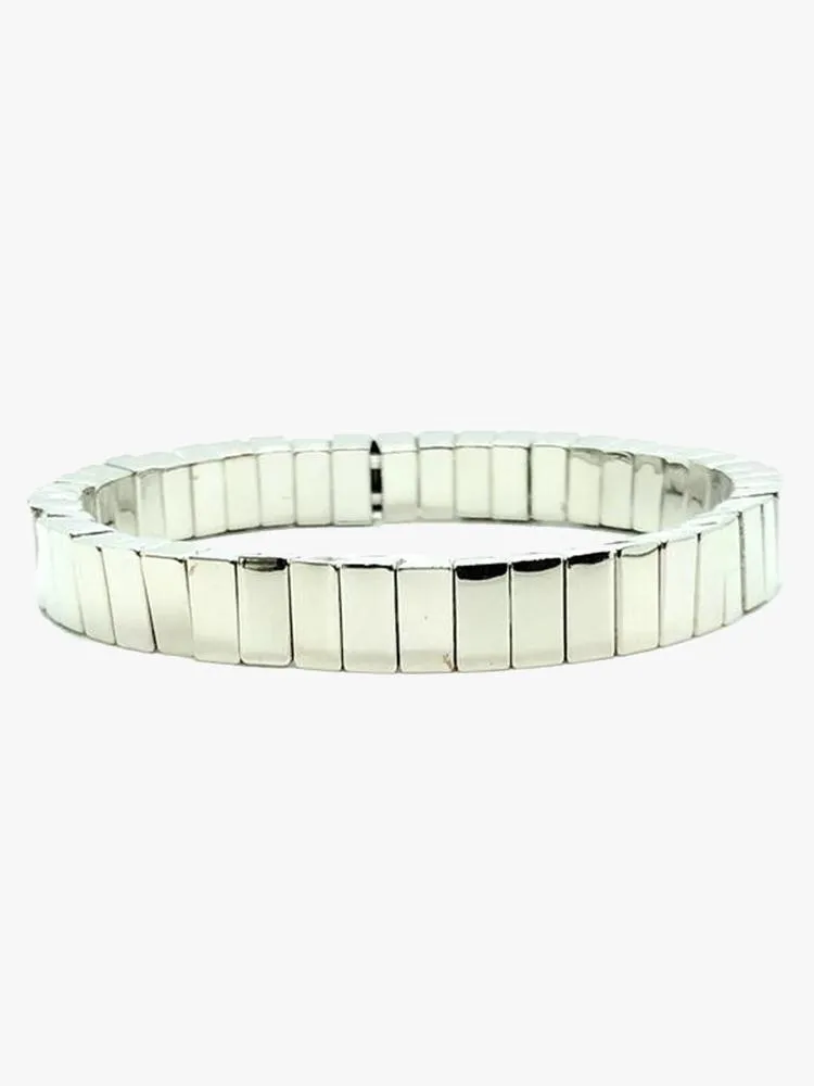 Accessory Concierge Metallic Tile Small Bracelet