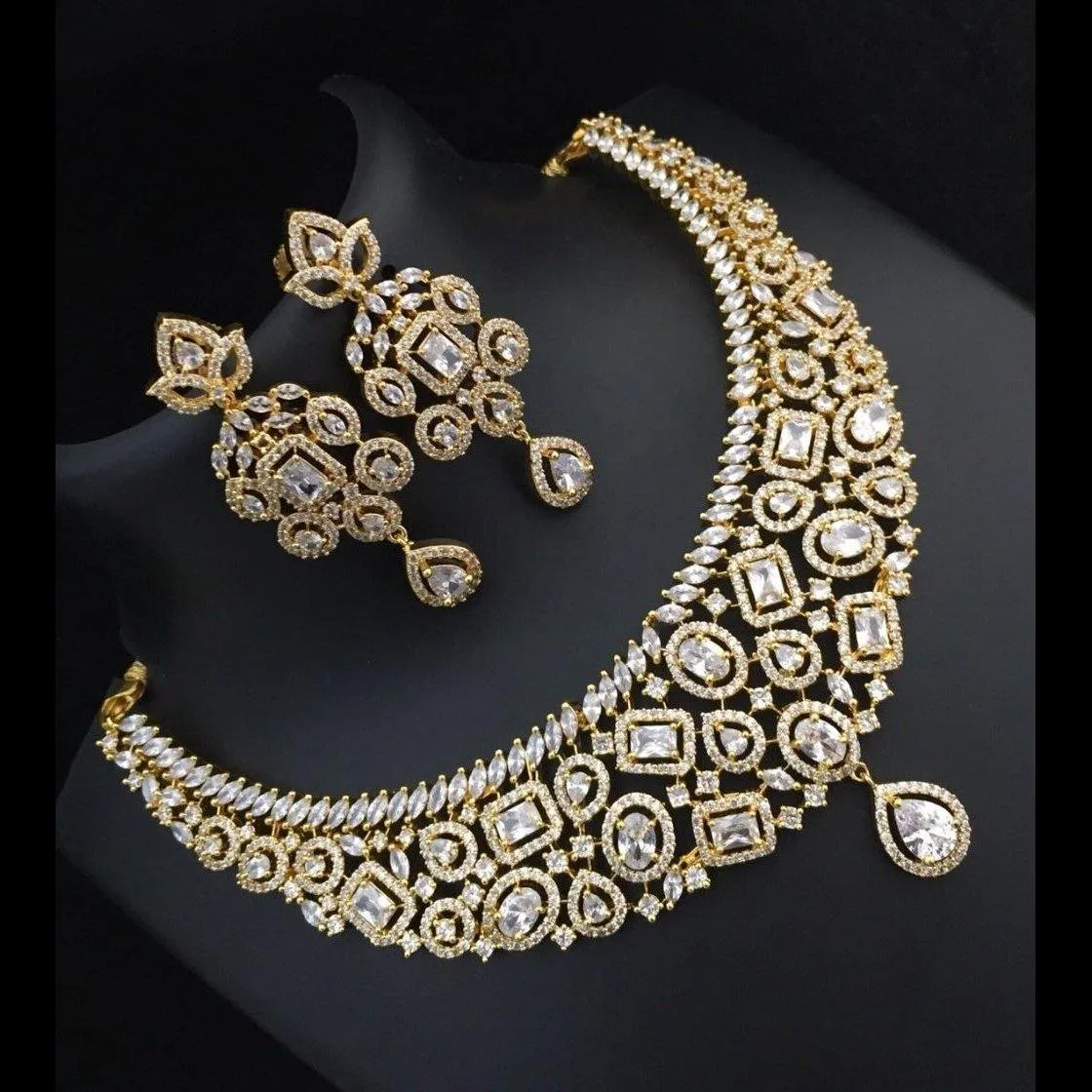 American Diamond Embellished Necksets