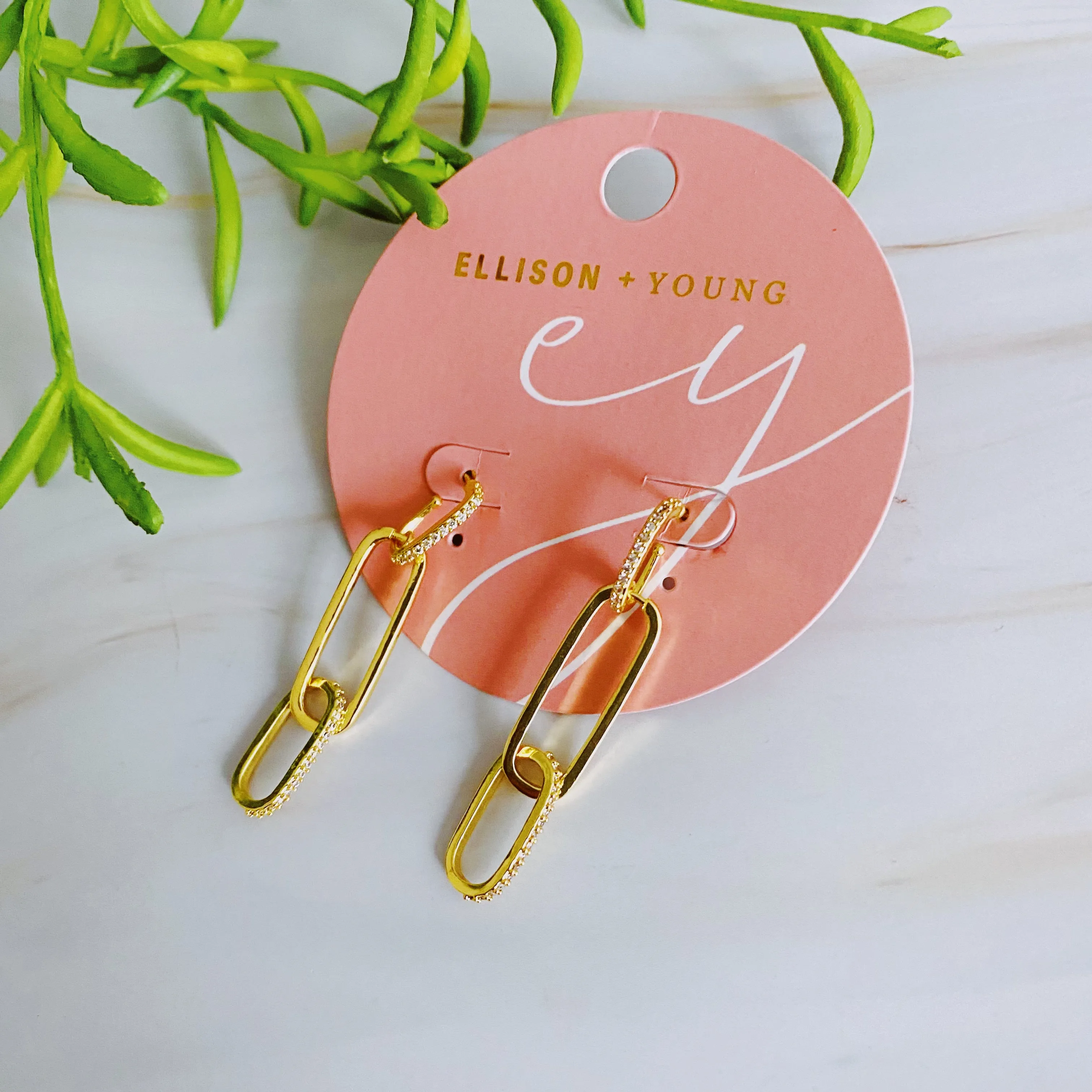 Blink Link Drop Earrings