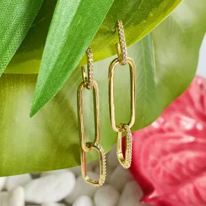 Blink Link Drop Earrings