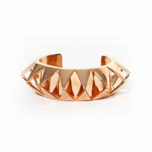 Brass Studded Smile Bracelet