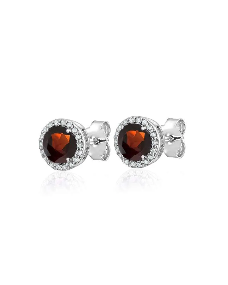 Classic Garnet Earrings