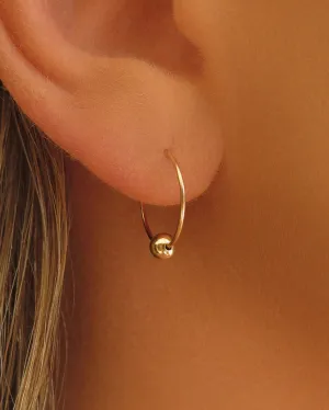 Classic Hoop Earrings  - 14k Yellow Gold Fill