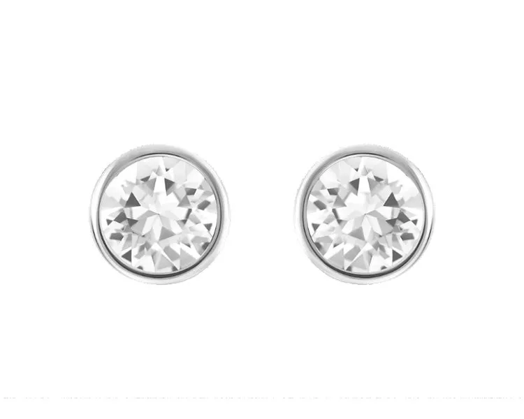 Classic Swarovski Silver Stud Earring