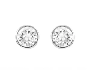 Classic Swarovski Silver Stud Earring