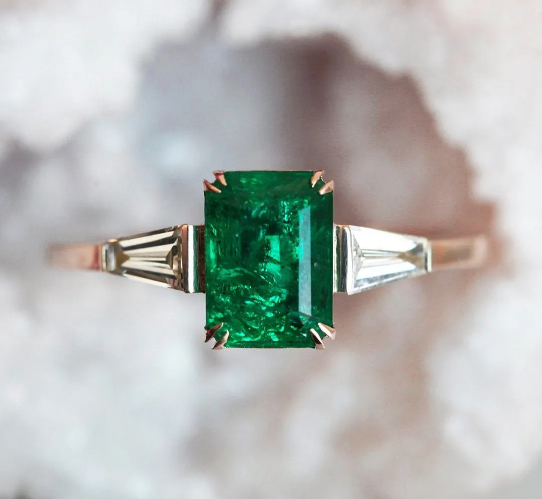 Cleo Emerald Ring Set