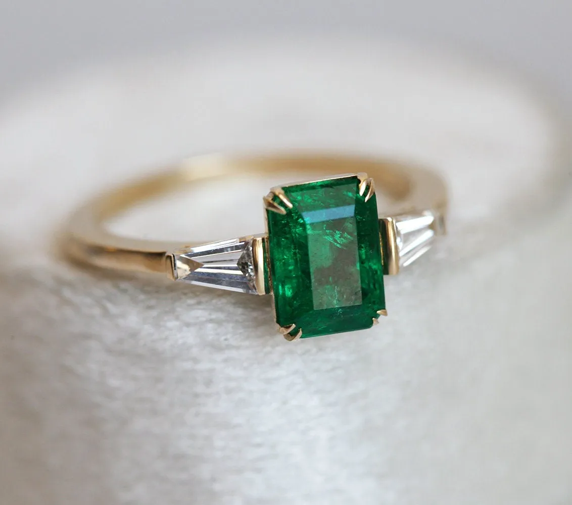 Cleo Emerald Ring Set