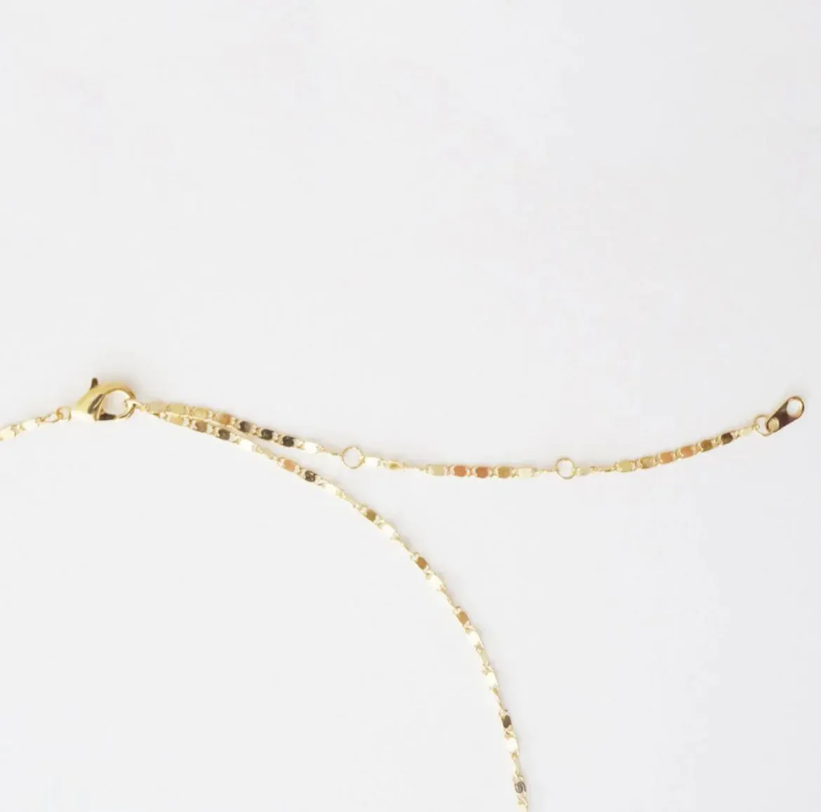 confetti chain choker necklace