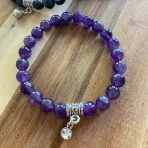 Crown Chakra Spirituality Amethyst Bracelet