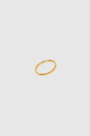 Delicate Diamond Band Pinky Ring - 14k Gold