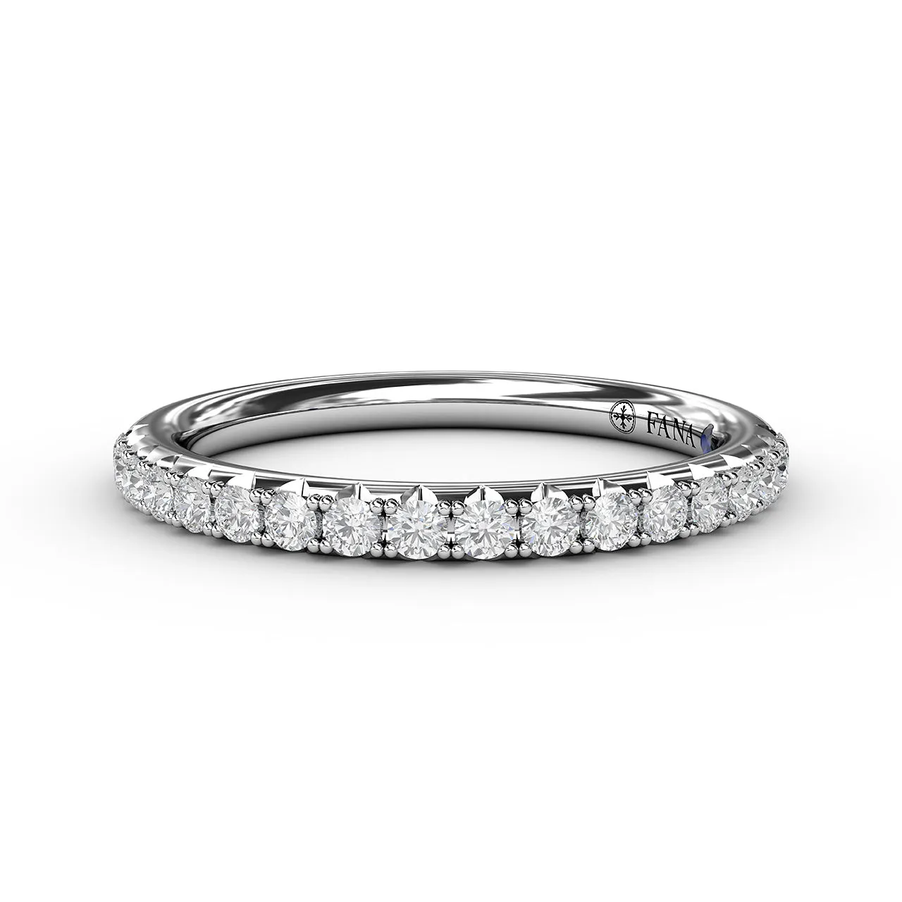 Delicate Pave' Diamond Wedding/Anniversary Band