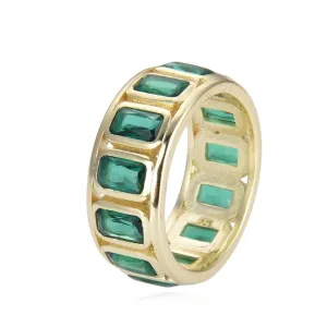 Emerald Baguette Ring