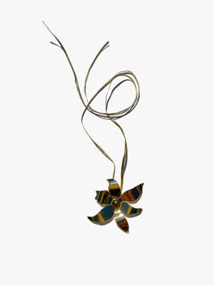 Evie Flower Necklace - Gold