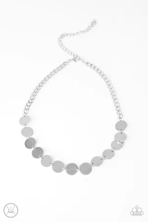 Faster Than SPOTLIGHT - Silver Necklace - Paparazzi Accessories