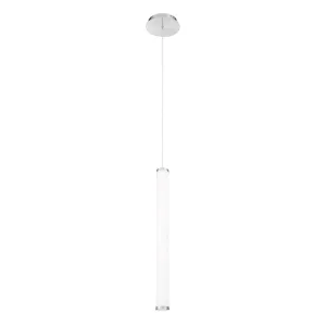 Flare 25 in. LED Pendant Light Nickel Finish