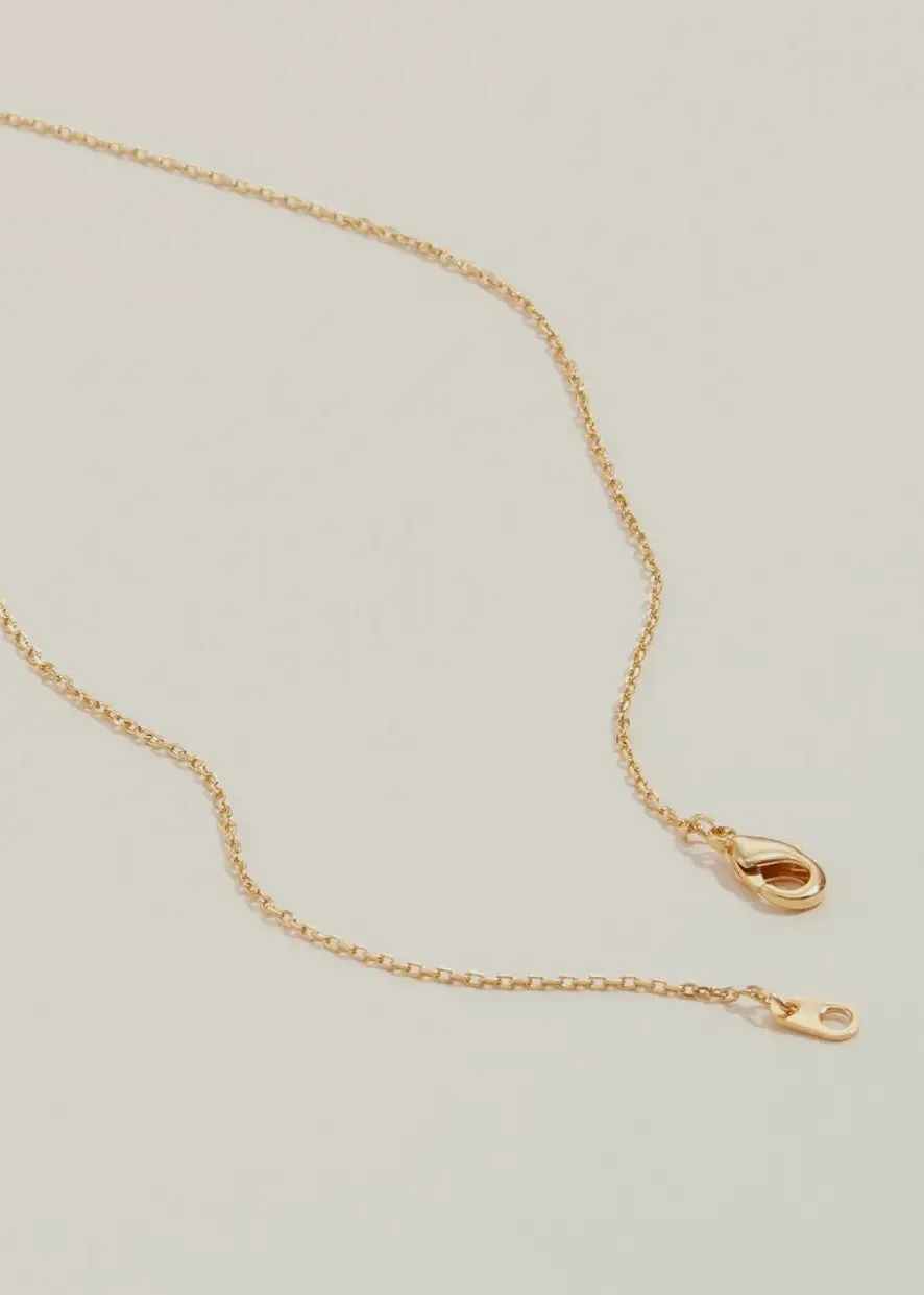 Gold Dipped Double Sided Coin Pendant Necklace