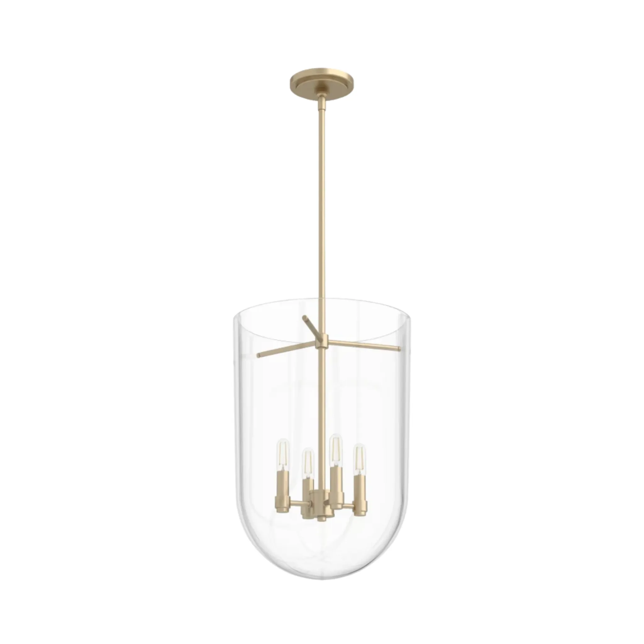 Hunter Sacha 4 Light Pendant in Alturas Gold