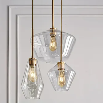 Konstanz Elegant Clear Glass Pendant Lamp