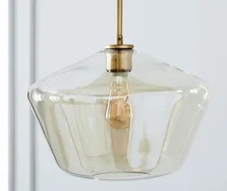 Konstanz Elegant Clear Glass Pendant Lamp