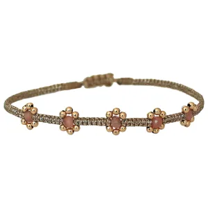 LILAC BRACELET IN SOFT PINK & GOLD