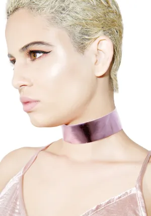 Metallic Pink Choker