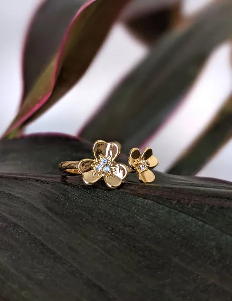 Nuance Garden Clover Ring