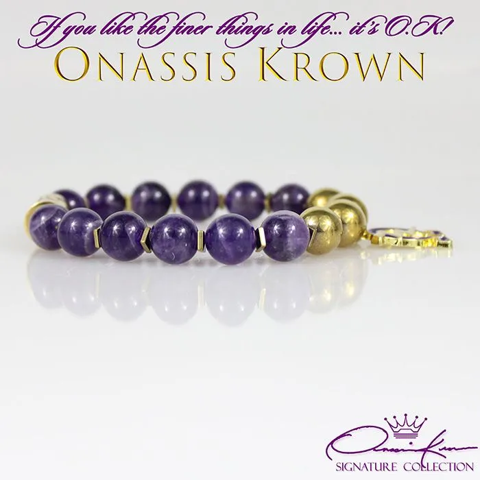 Omega Lightning Bolt Bead Bracelet