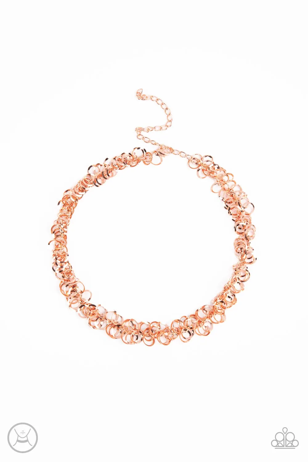 Open Door Jewelry - Cause a Commotion - Copper Necklace - Paparazzi Accessories