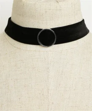 Retro Circle Detail Choker Necklace