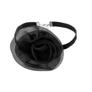 Rose Choker Retro Flower Necklace for Women