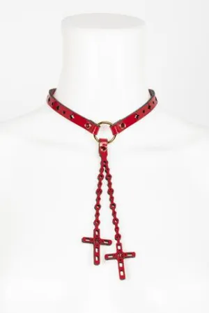 Rosso Rosary Choker