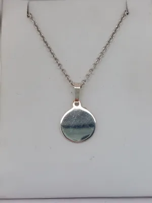 Round Disc Pendant