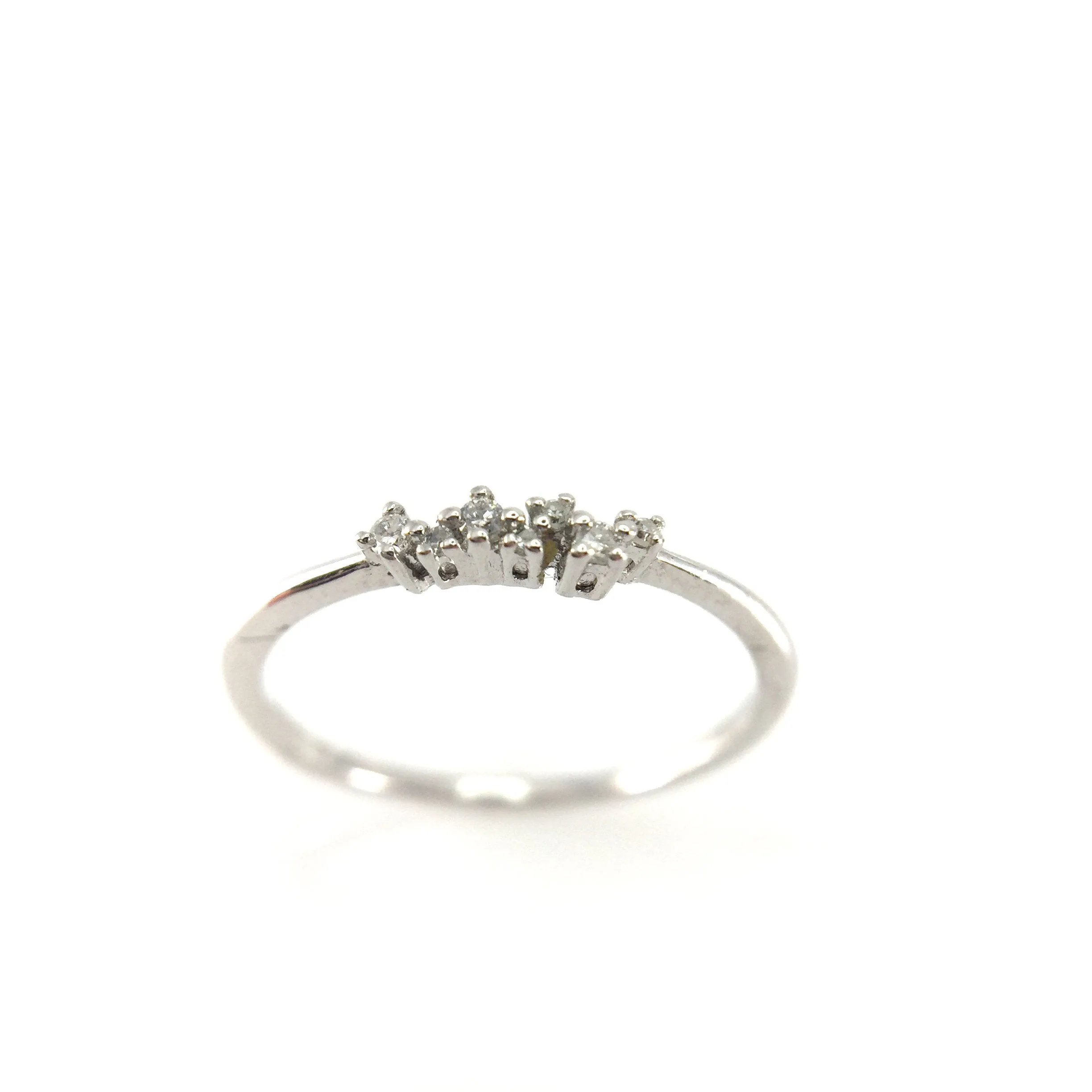 Silver & Diamond Ring