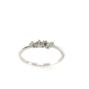 Silver & Diamond Ring