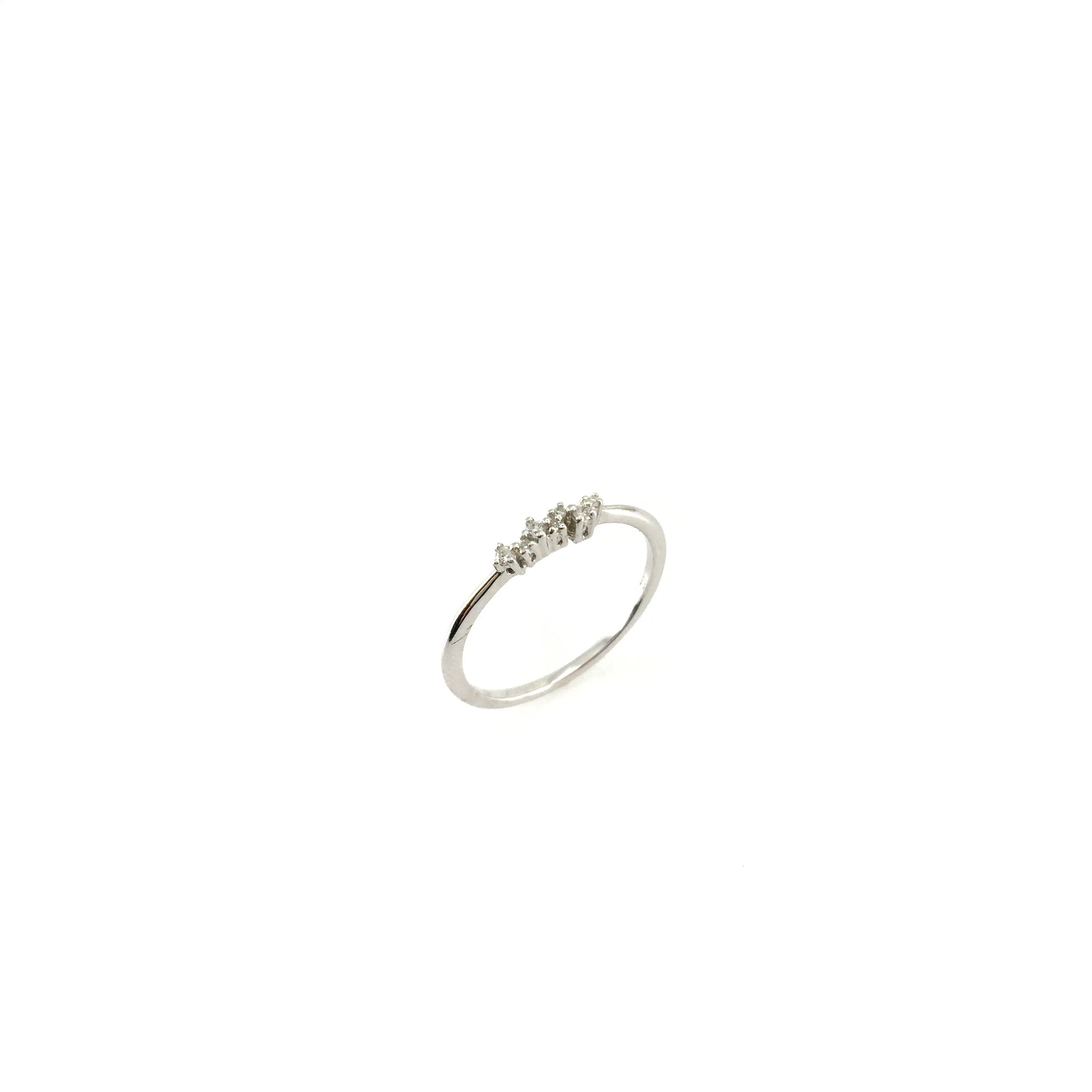 Silver & Diamond Ring