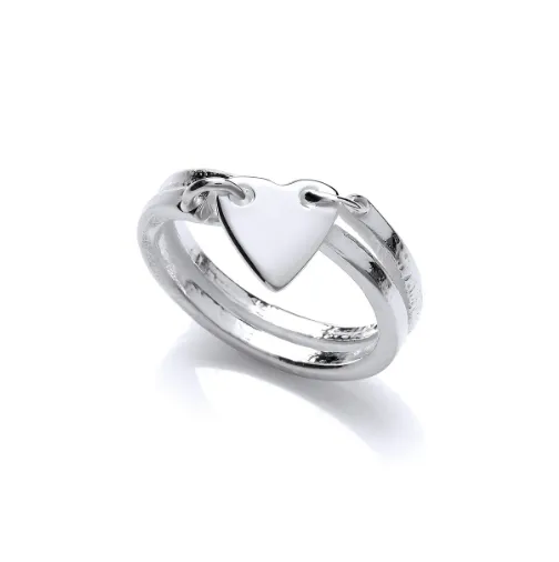 Silver Delicate Love Ring