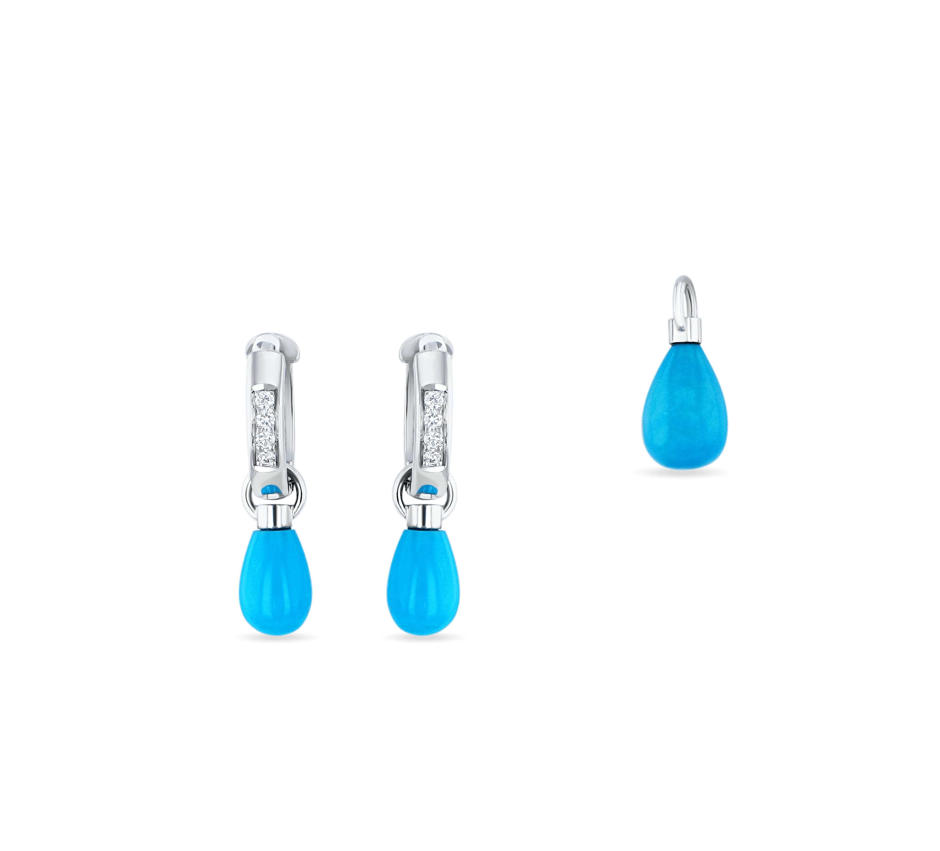 Sky Drops Pendant and Earrings Set