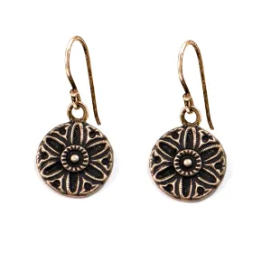 SUN BLOSSOM Classic Earrings - Bronze