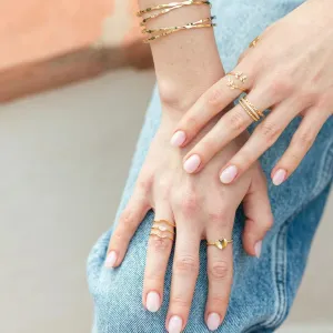 Super Delicate Adjustable Dot Ring