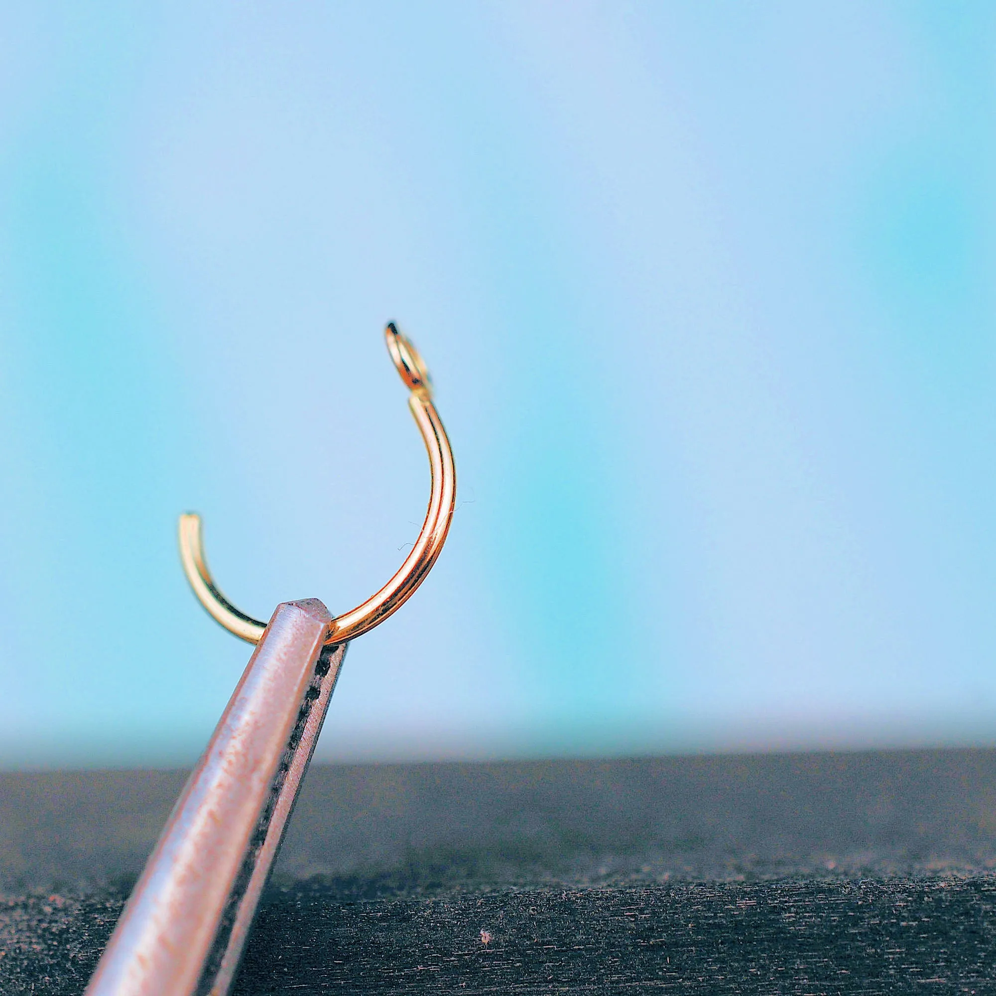 The Enhancer in Gold - Turn Your Stud into a Nose Ring