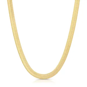 Thick Classic Herringbone Necklace