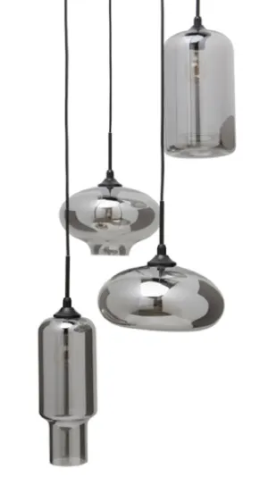 Wilma Pendant Light - Smoked Grey