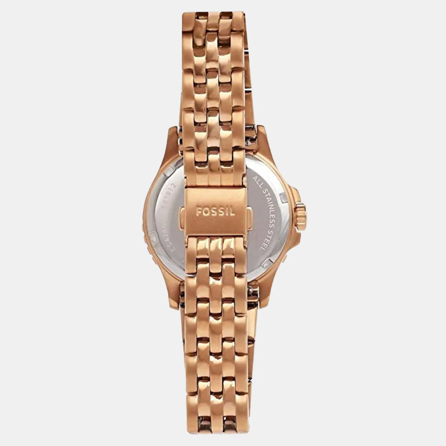 Women's Rose Gold Analog Stainless Steel Watch ES4748I