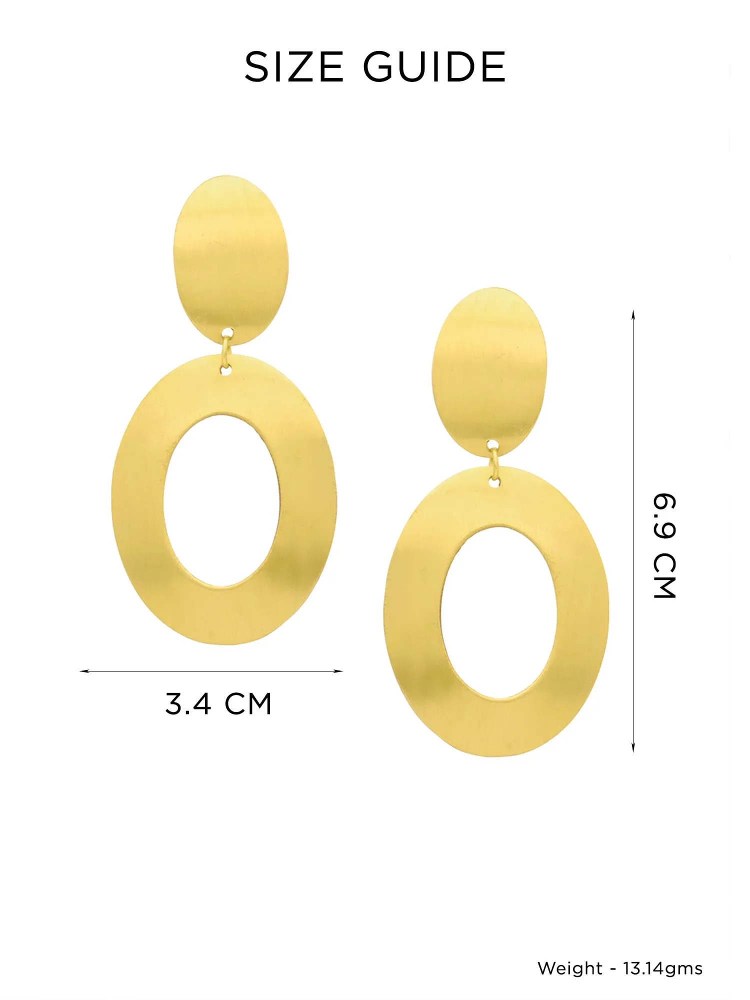 Yellow Chimes Drop Earrings For Women | Fashion Golden Women Earrings | Gold Plated Circle Drop Earrings For Girls | Birthday Gift for Girls Anniversary Gift for Women