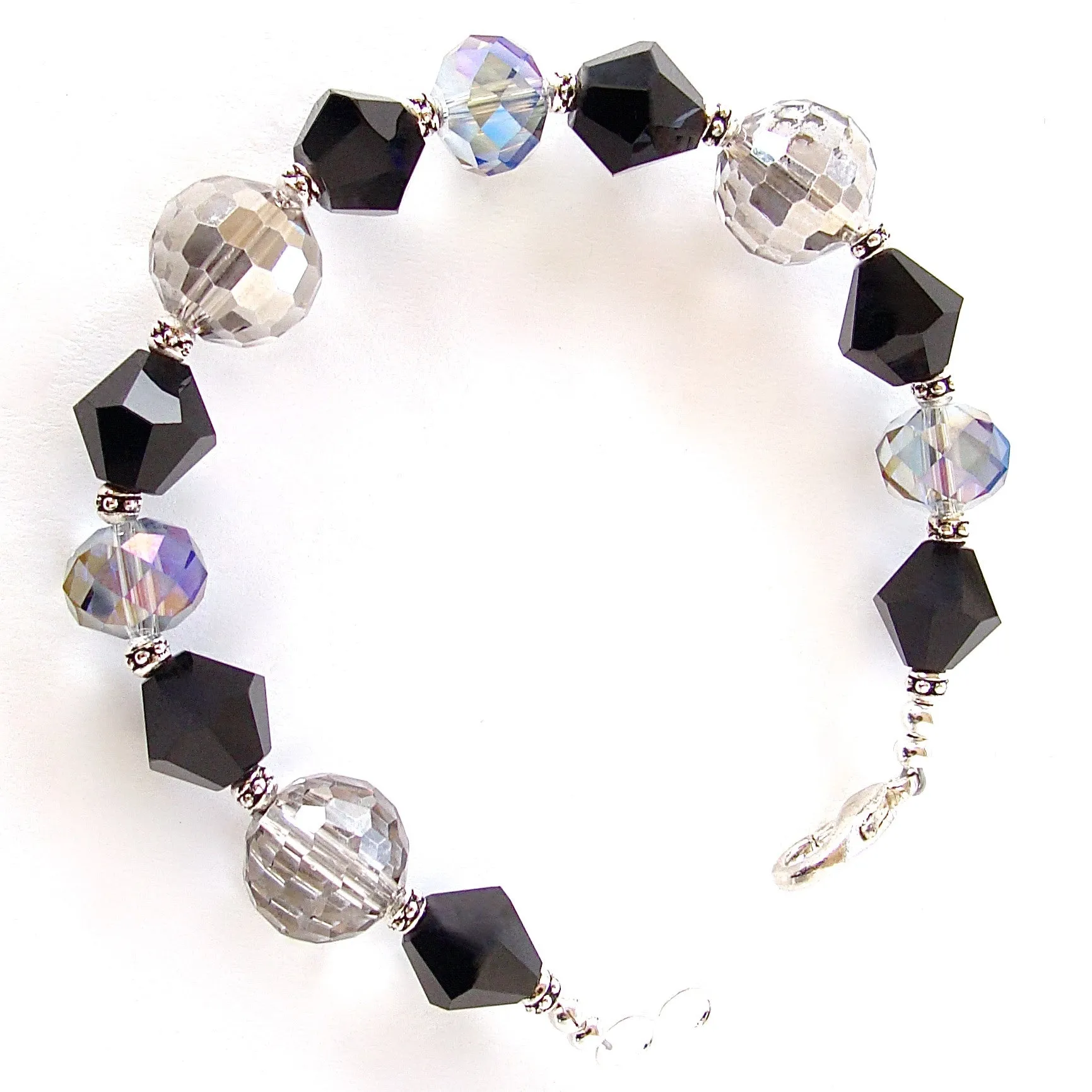 Zana: Black Crystal Bracelet