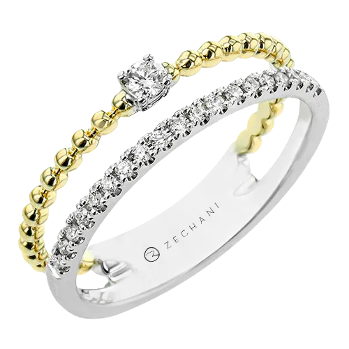 ZR2339 Right Hand Ring in 14k Gold with Diamonds