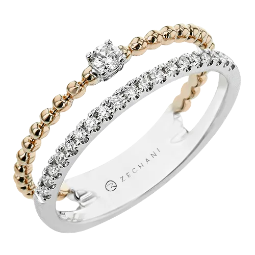 ZR2339 Right Hand Ring in 14k Gold with Diamonds